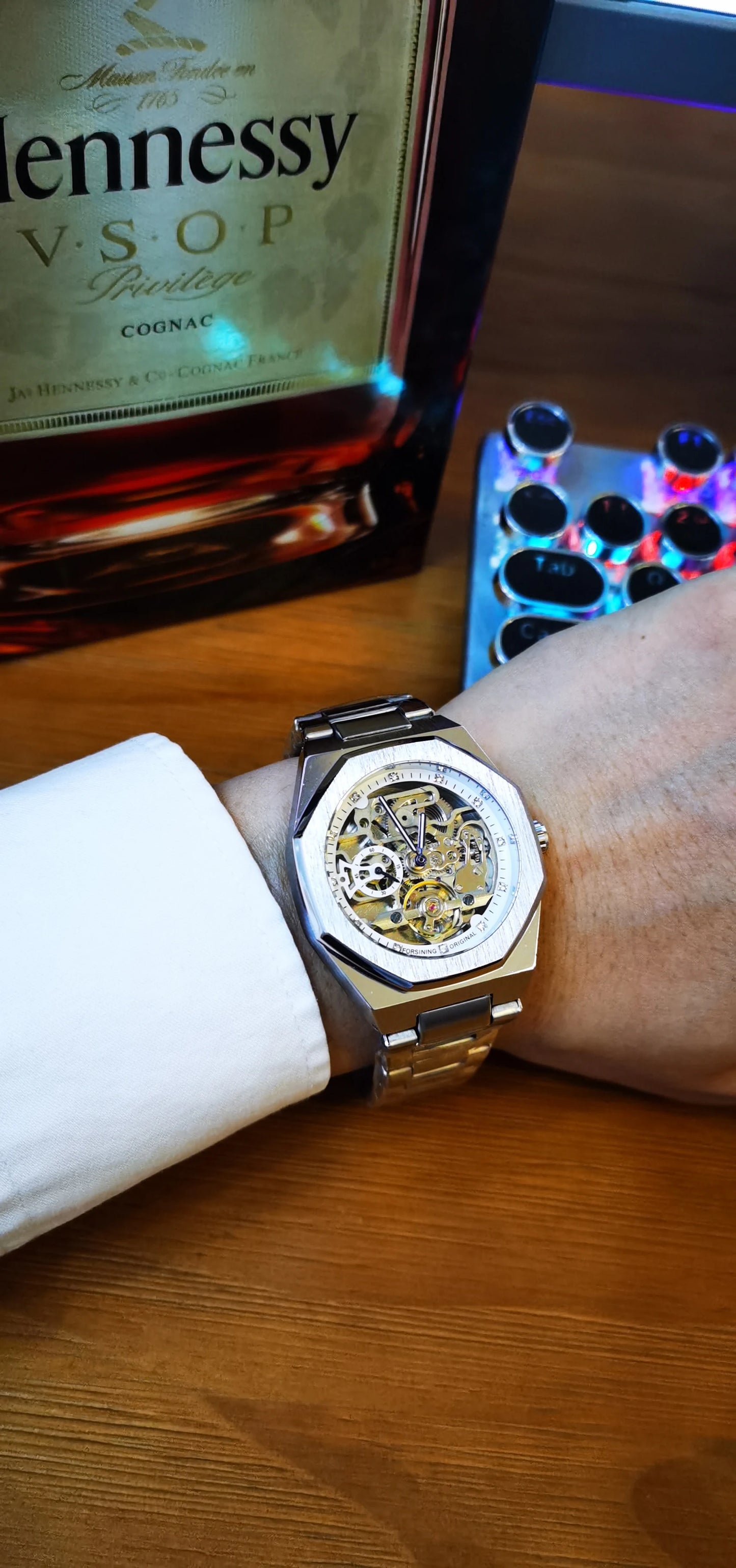 Reloj Automático AETERNO FS100 – Acero Inoxidable