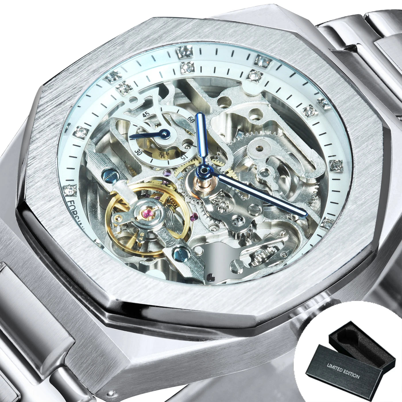 Reloj Automático AETERNO FS100 – Acero Inoxidable