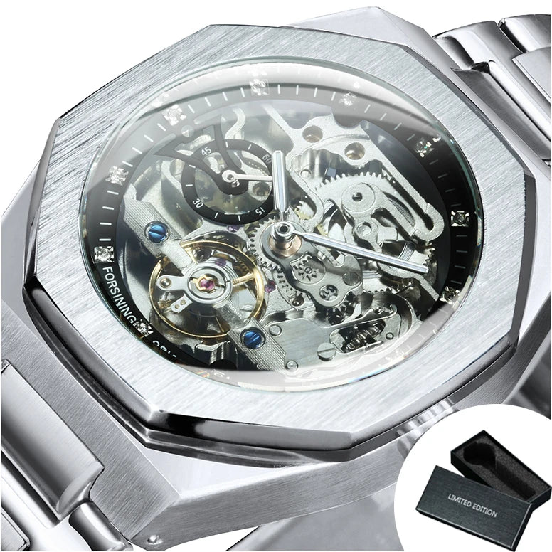 Reloj Automático AETERNO FS100 – Acero Inoxidable